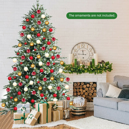 8 ft DirectDeals hinged artificial Christmas spruce tree with mixed PE/PVC tips on Tampa Home & Garden Store