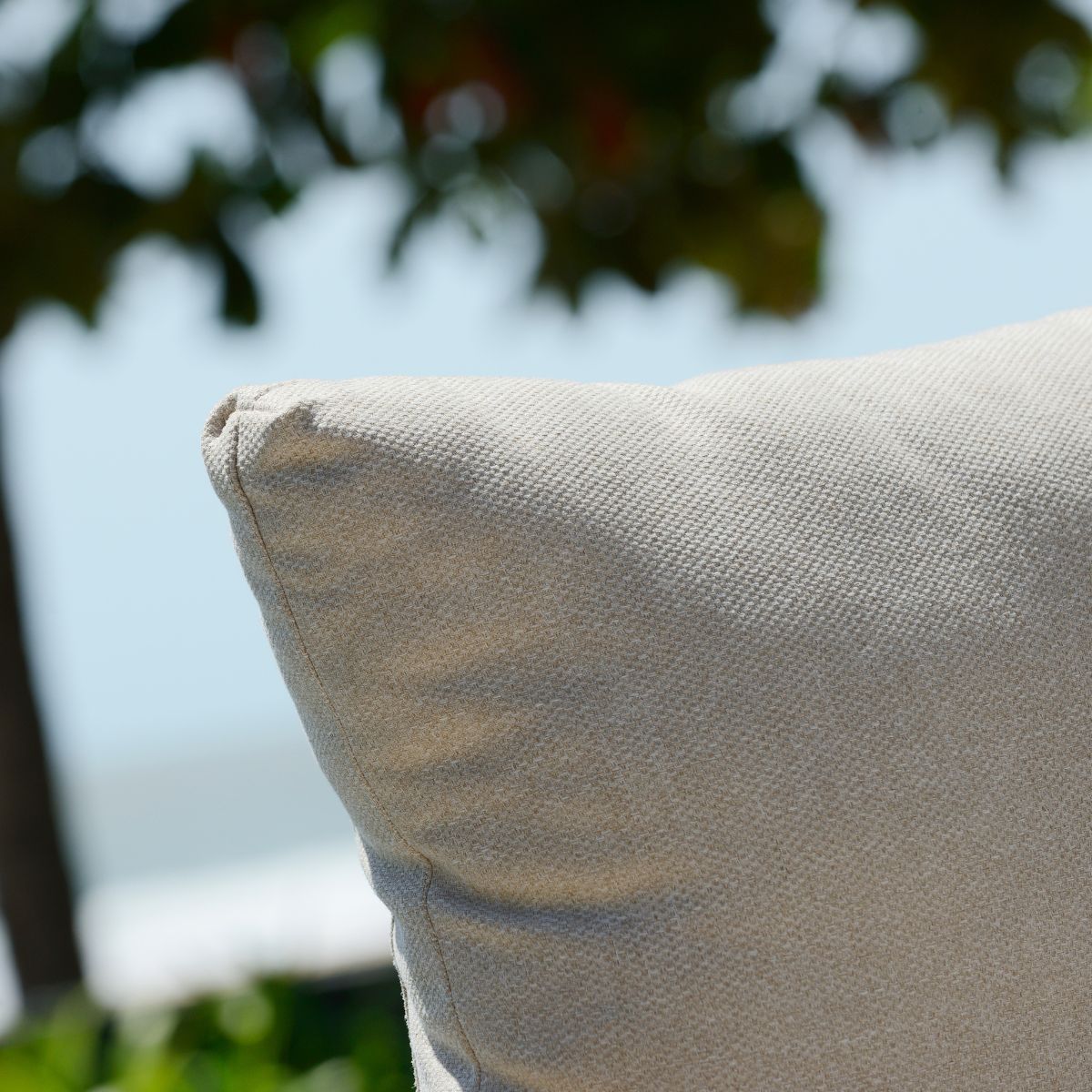 Portals Light C-Shape Set outdoor sofa cushion beige fabric on Tampa Home & Garden Store