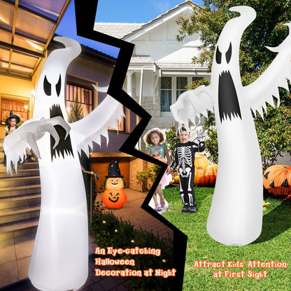 12-foot Halloween ghost inflatables with LED lights by DirectDeals for outdoor decor on Tampa Home & Garden Store
