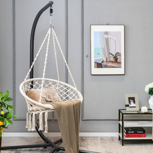 Cushioned Hammock Swing Chair with Hanging Kit - Tampa Home & Garden Store