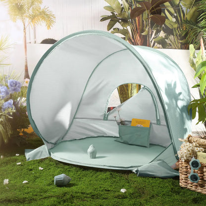 Tiny Land One-Stop Beach Toy & Tent Set teal beach tent pop-up by Tiny Land INC on Tampa Home & Garden Store