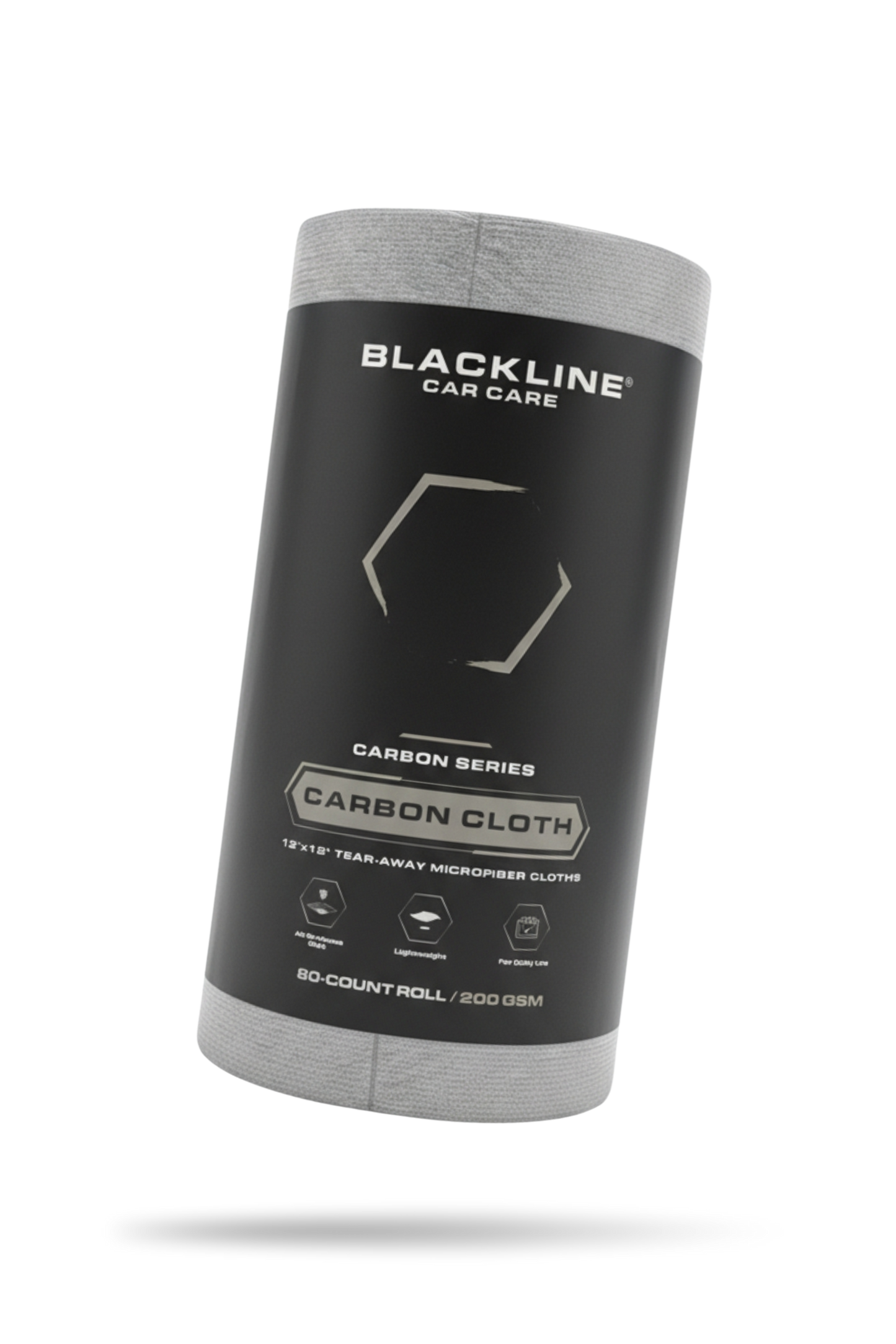 Blackline Carbon Cloth 80-count roll tear-away microfiber cloths by Blackline Car Care on Tampa Home & Garden Store
