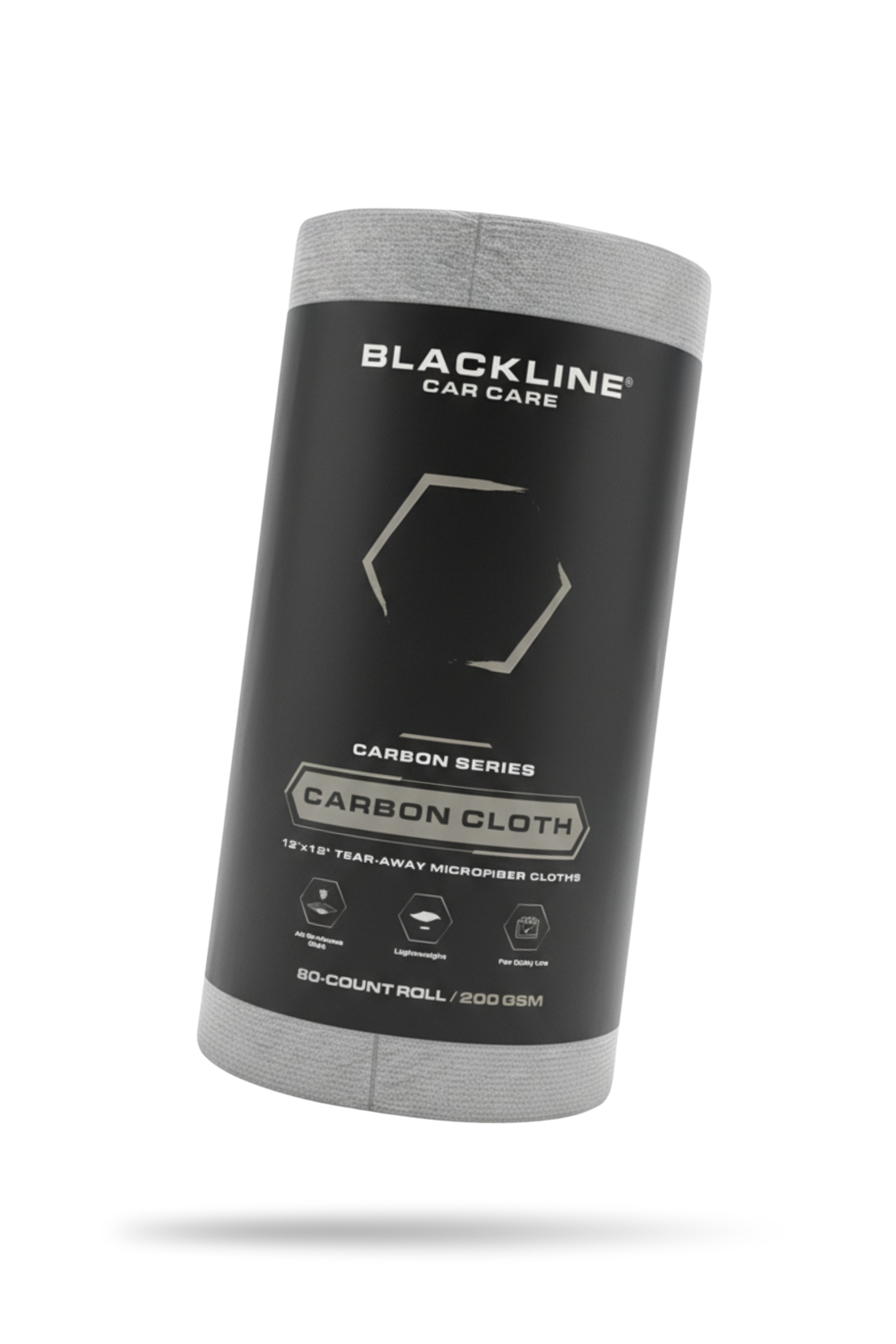 Blackline Carbon Cloth 80-count roll tear-away microfiber cloths by Blackline Car Care on Tampa Home & Garden Store