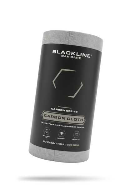 Blackline Carbon Cloth 80-count roll tear-away microfiber cloths by Blackline Car Care on Tampa Home & Garden Store