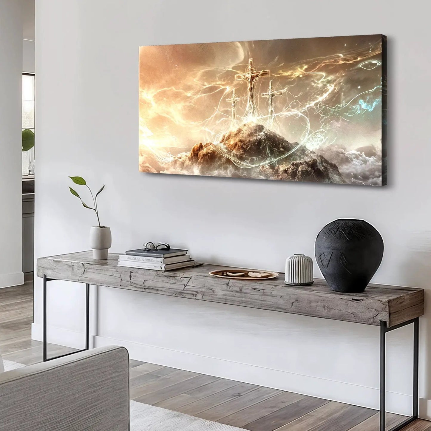 He Is Risen Faith Wall Art for Home Decor