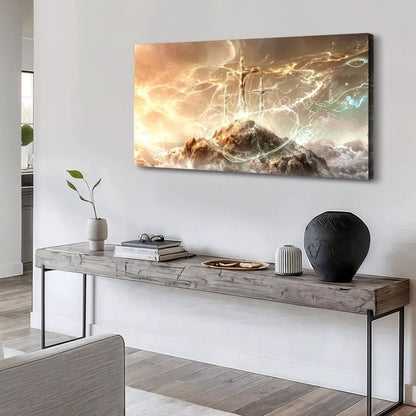He Is Risen Faith Wall Art for Home Decor