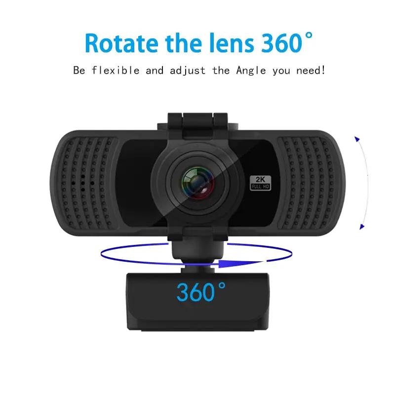 Webcam Real 1080p Wide Angle Camera With Mic