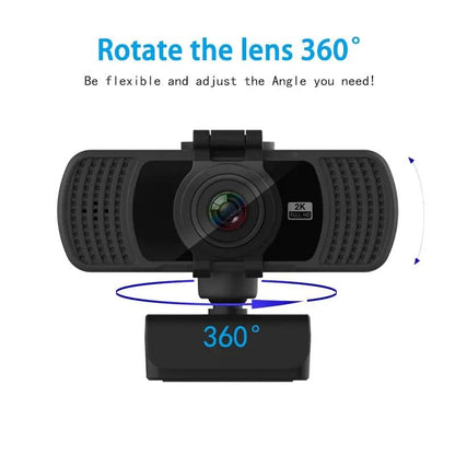 Webcam Real 1080p Wide Angle Camera With Mic