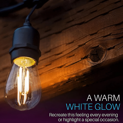 Guirlande lumineuse basse tension 12 V Guirlande lumineuse d'extérieur basse tension LED