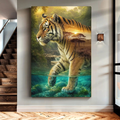 Tiger's Allegory Wall Art Decor Home Gallery