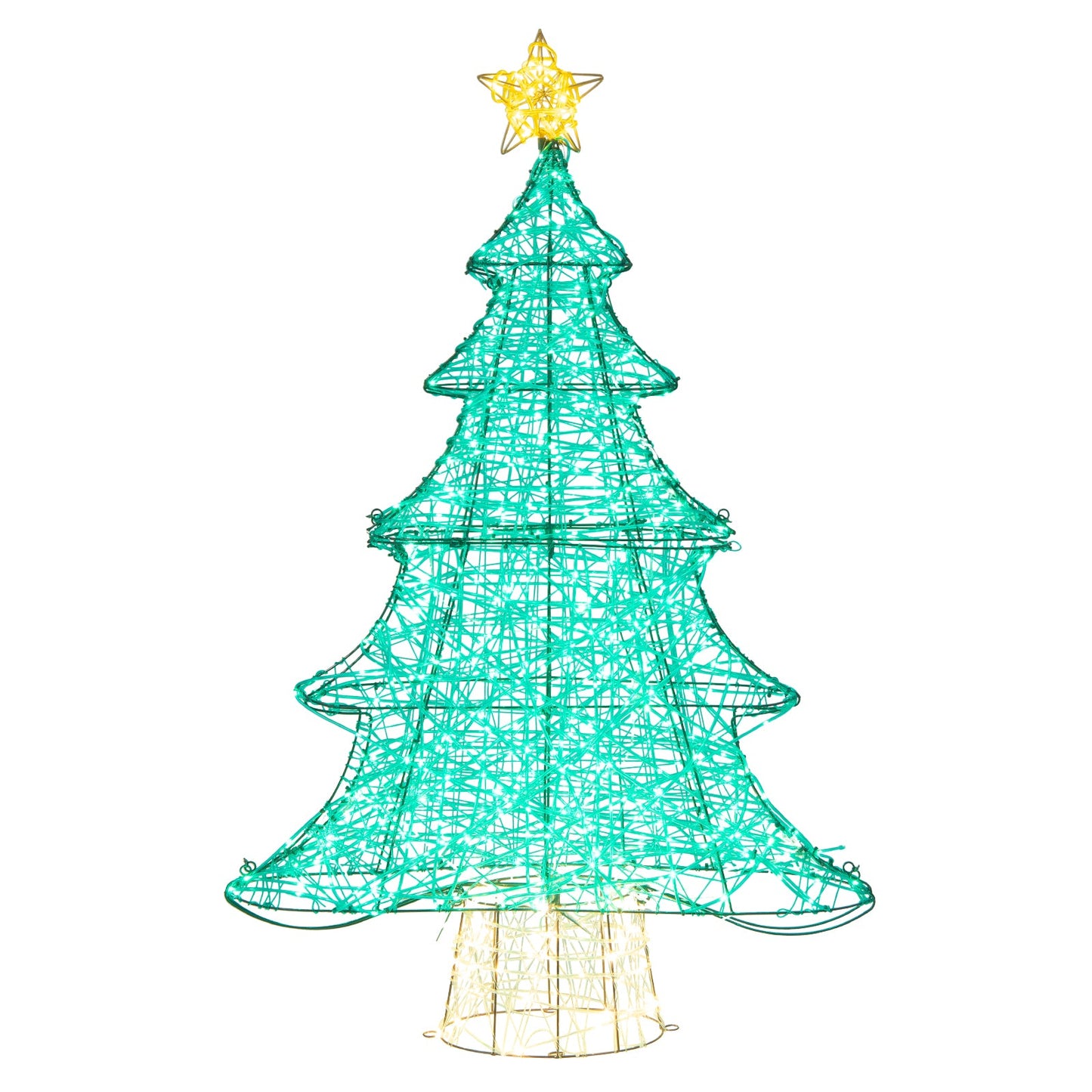 4 ft lighted artificial Christmas tree by DirectDeals with 520 LED lights and a top star on Tampa Home & Garden Store