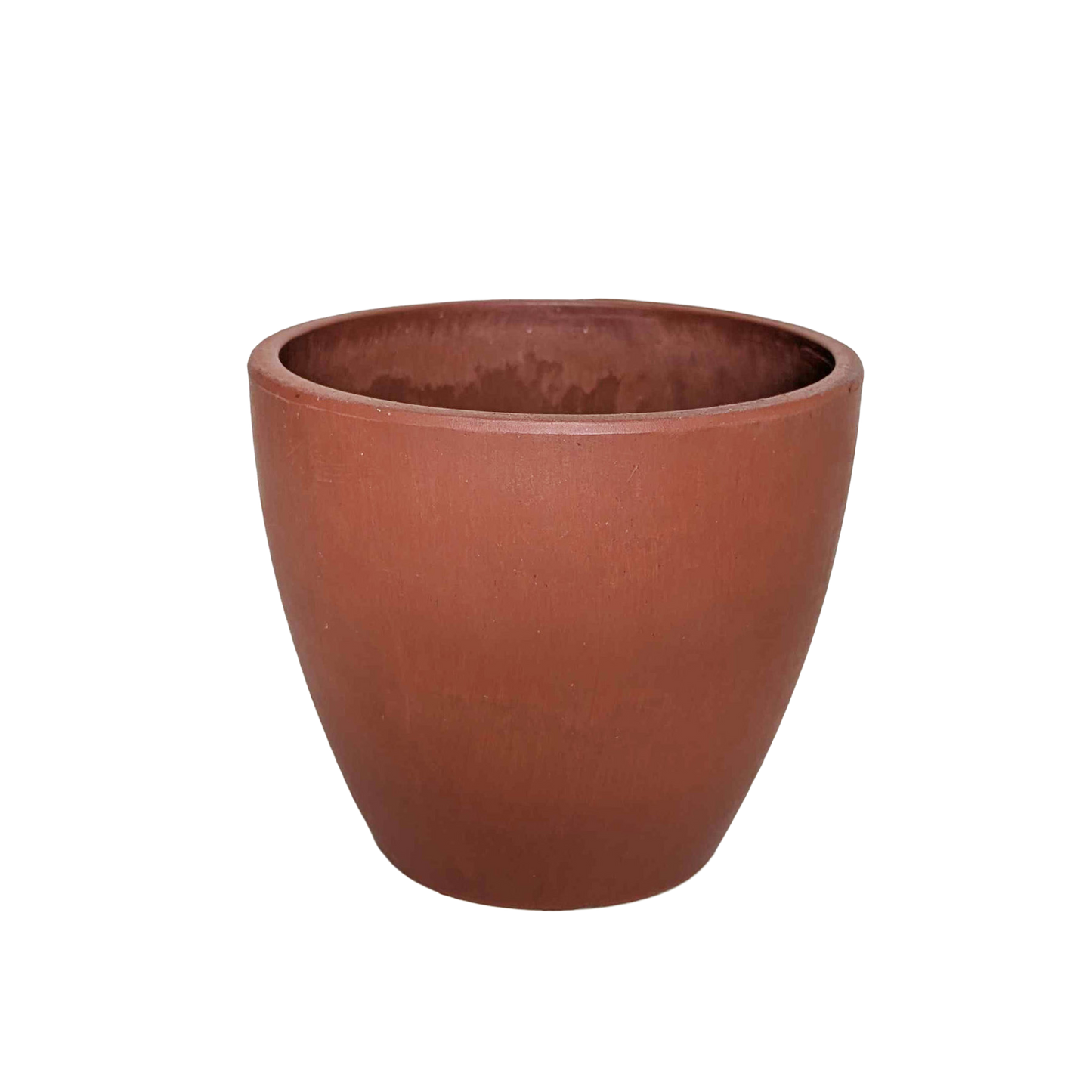 Terracotta plant pot with rounded rim on Tampa Home & Garden Store