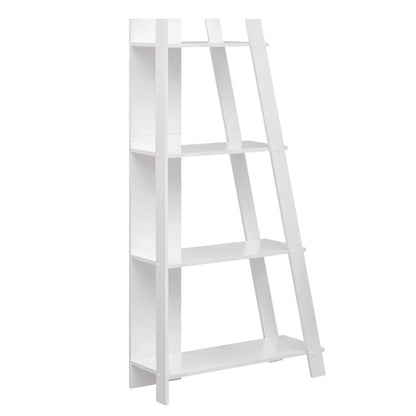 4 Tier Wooden Bookshelf Display for Small Space