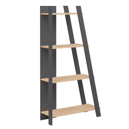 4 Tier Wooden Bookshelf Display for Small Space