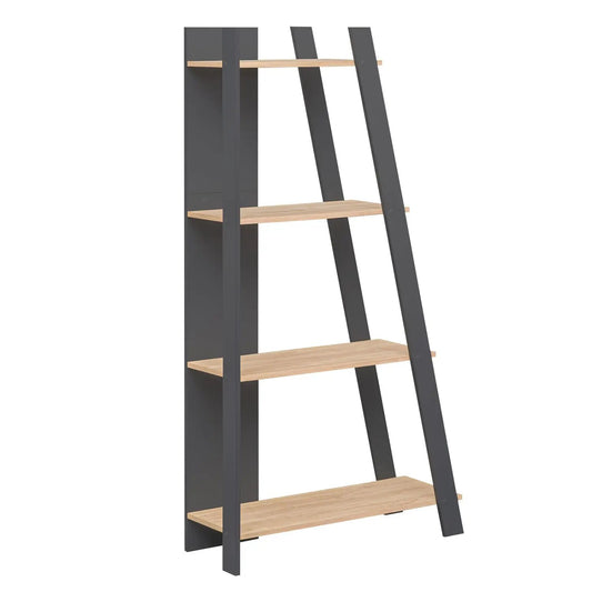 4 Tier Wooden Bookshelf Display for Small Space