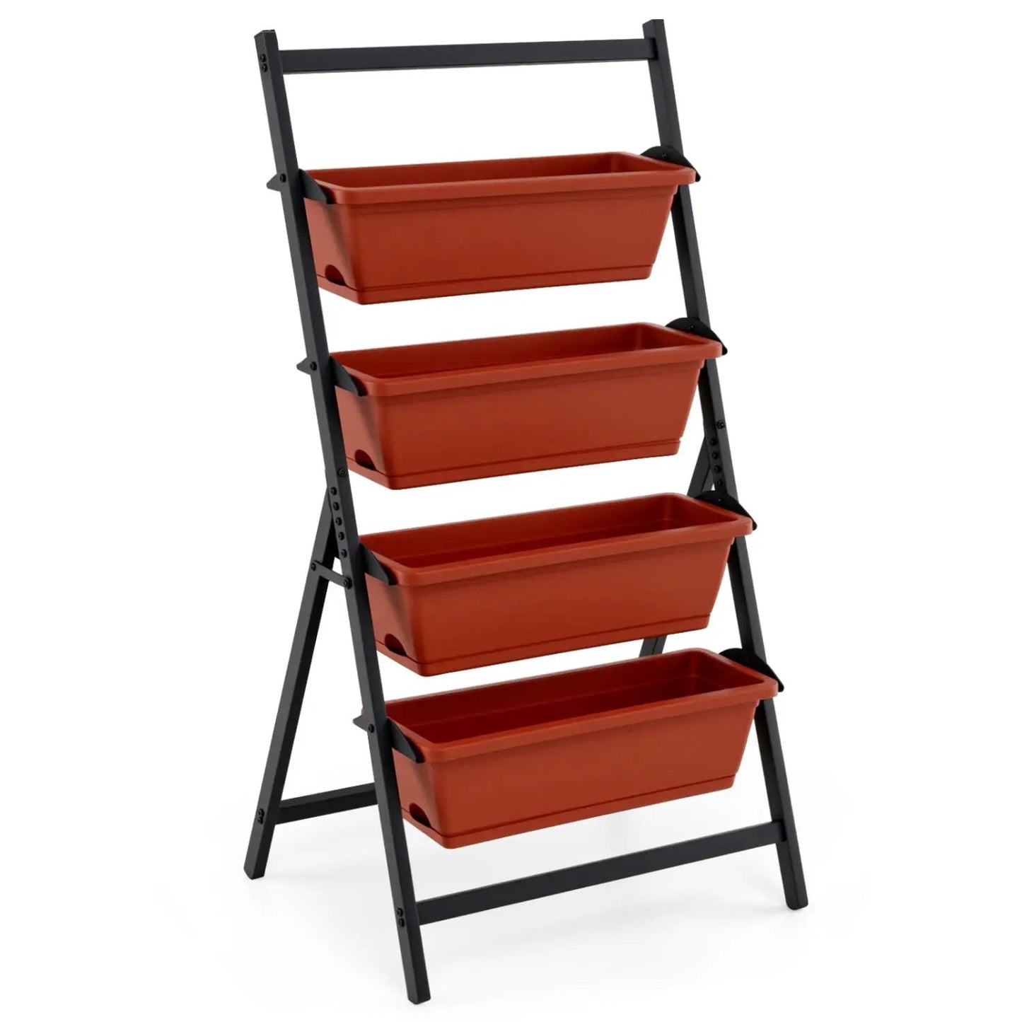 4-Tier Vertical Raised Garden Bed Drainage Holes