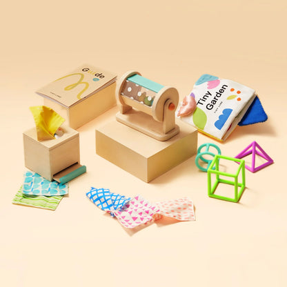 Brain & Hands Playset Montessori Box with Activity Cube, wooden baby toys on Tampa Home & Garden Store