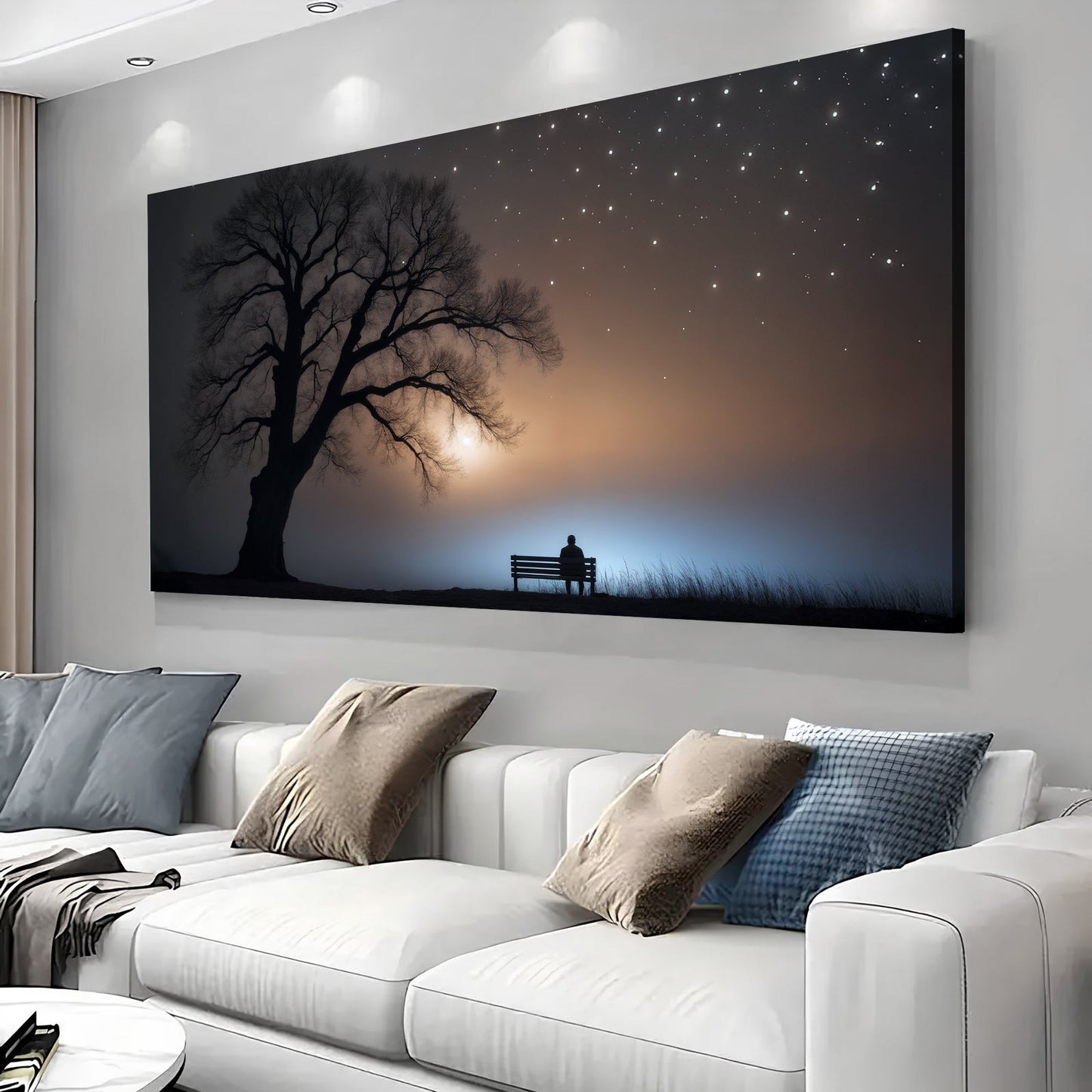 Modern Nature Scenery Canvas Wall Art