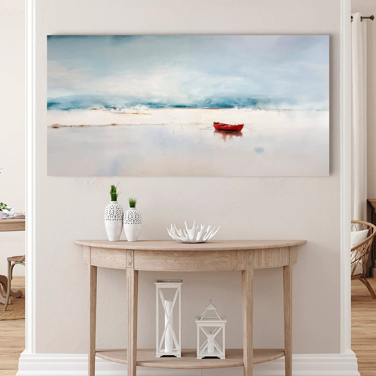 Misty Morning Abstract Wall Art Made in USA