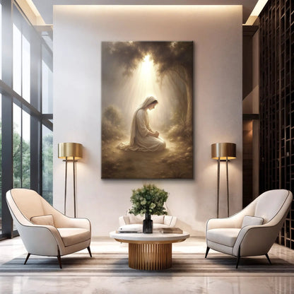 Mary Praying Faith Wall Art II Canvas Decor