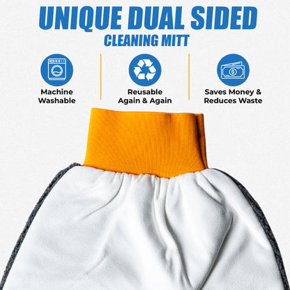 Flipper 2-in-1 Microfiber Aquarium Cleaning Mitt