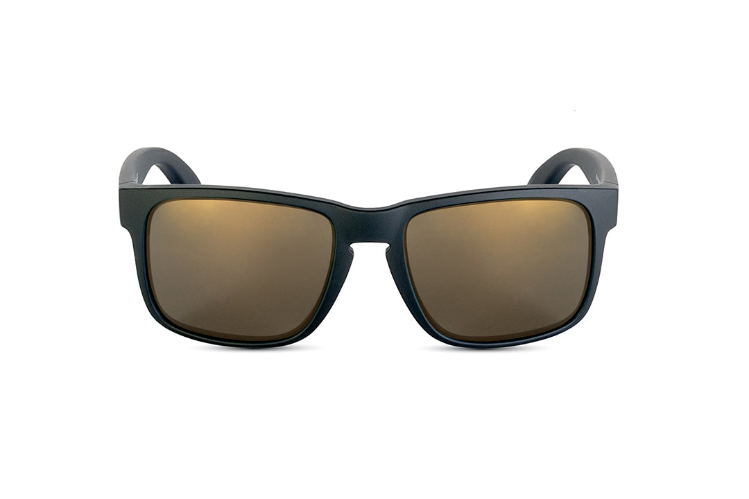 Decoy sunglasses by Skeleton Optics, matte dark frame with brown lenses, 1 pair on Tampa Home & Garden Store