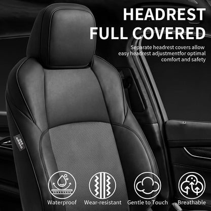 Truck seat cover Umbrauto Nappa leather full-coverage waterproof double cab Toyota Tacoma on Tampa Home & Garden Store