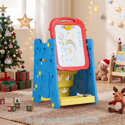 Art Easel Four in One Double Sided Magnetic Board