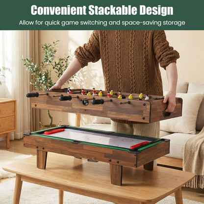 4 in 1 Combo Game Table Set with Billiards