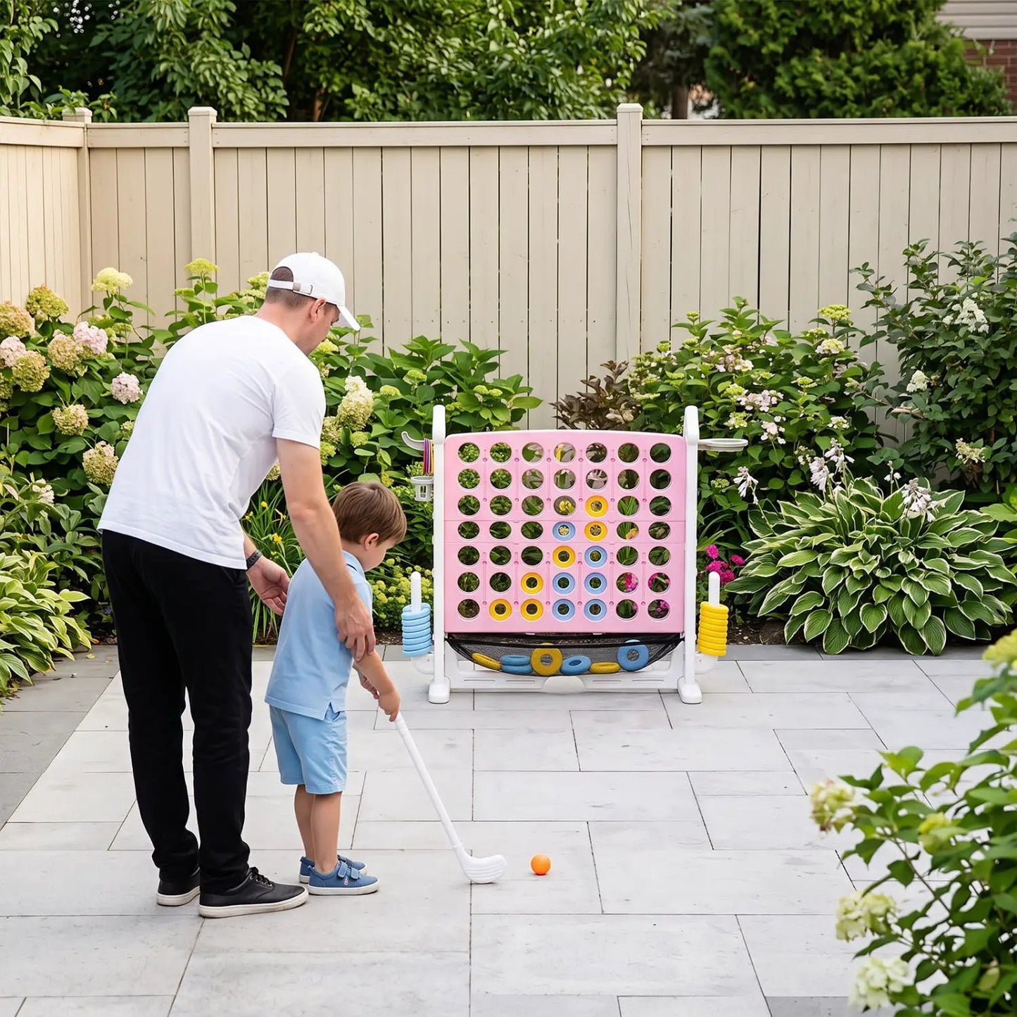 4 in 1 Adjustable Height Connect Game Carry Bag