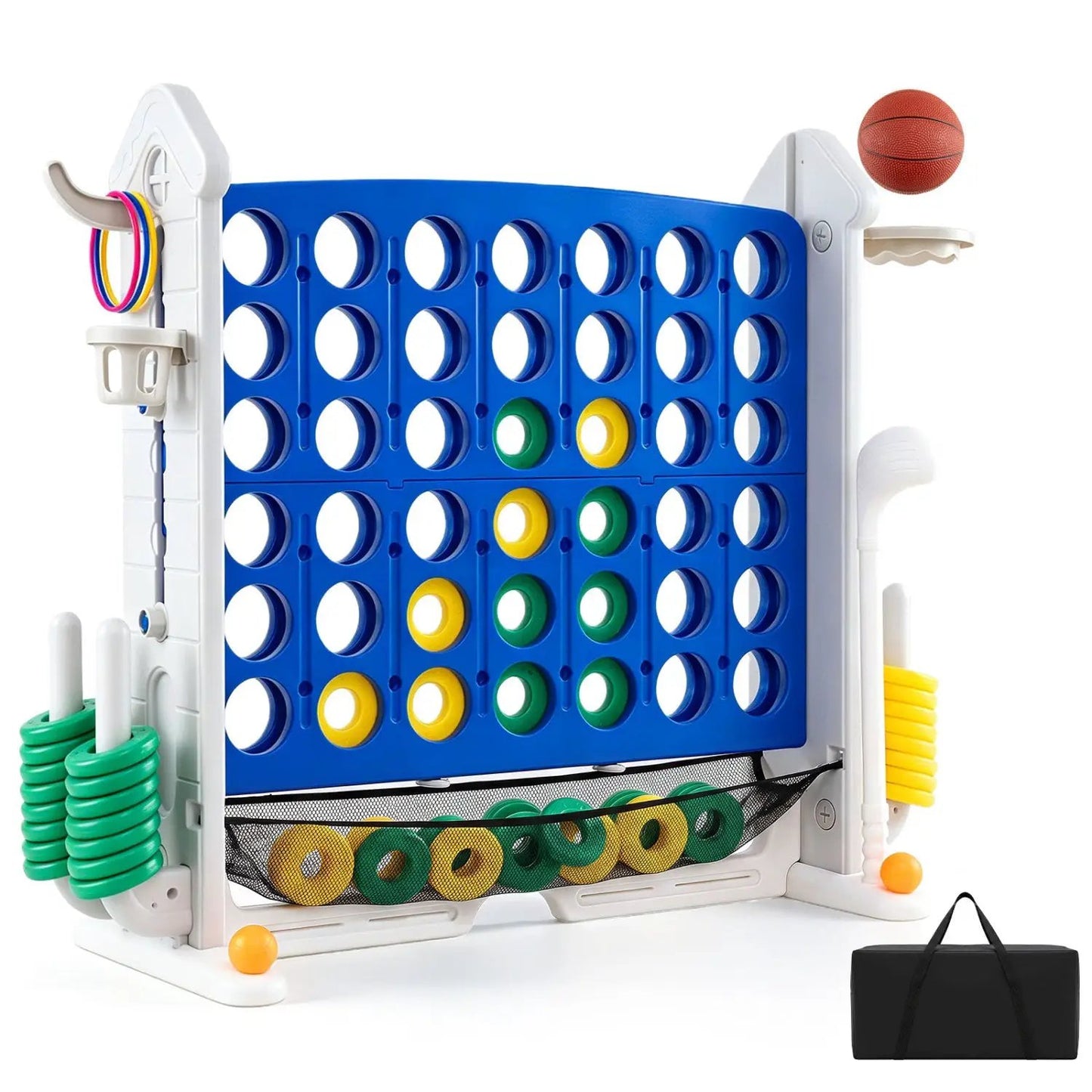 4 in 1 Adjustable Height Connect Game Carry Bag
