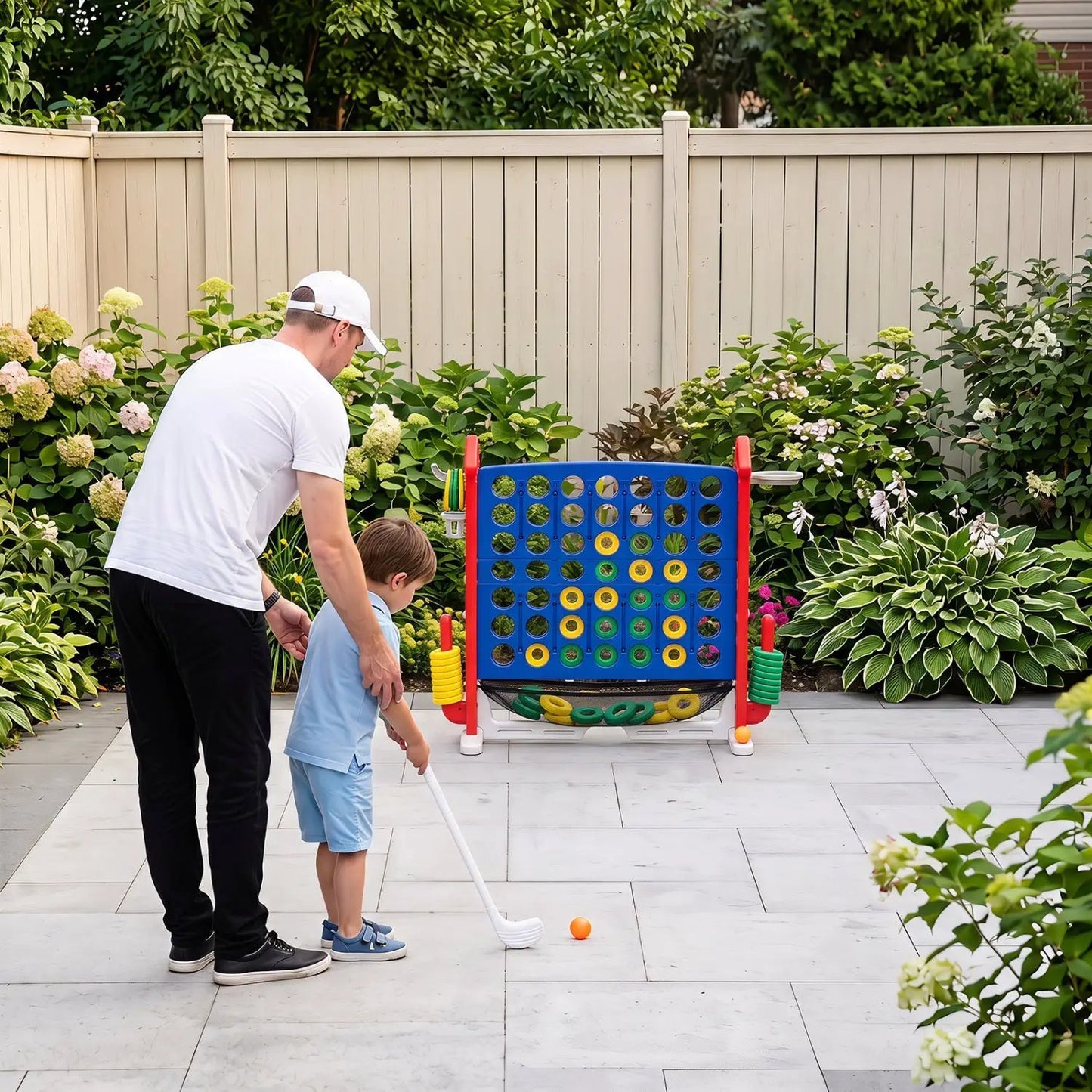 4 in 1 Adjustable Height Connect Game Carry Bag
