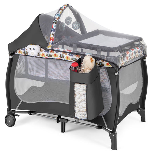 4 in 1 Portable Baby Nursery Center with Net and Music Box - Tampa Home & Garden Store