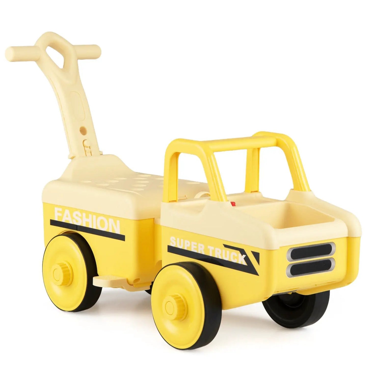 4 in 1 Ride on Push Car with Music and Storage
