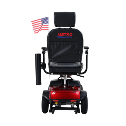 Compact 4 Wheel Mobility Scooter and a Basket