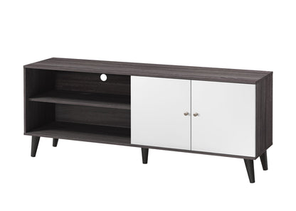 Amidon TV Stand With Storage Shelves and Cabinet
