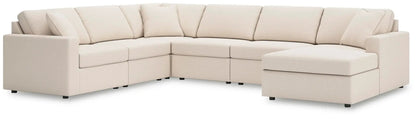 Modmax Sectional Oyster beige fabric L-shaped sofa with chaise on Tampa Home & Garden Store