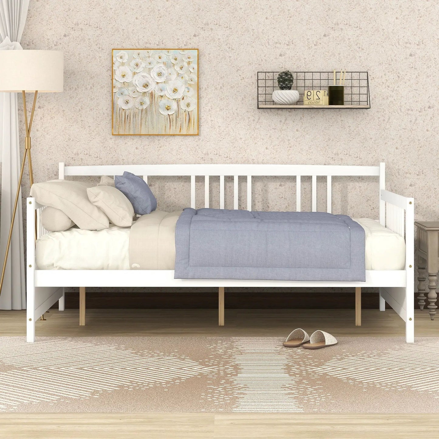 Multifunctional Modern Daybed storage bed in white wood by Unique Piece Furniture on Tampa Home & Garden Store