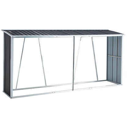 Galvanized Steel Firewood Rack and Log Holder