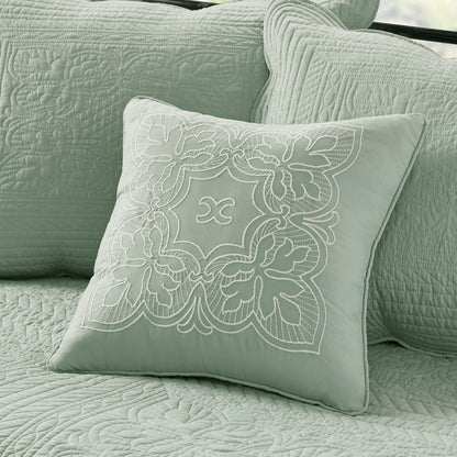 6 Piece Reversible Scalloped Edge Daybed Cover Set Seafoam by HouseOfZazla on Tampa Home & Garden Store