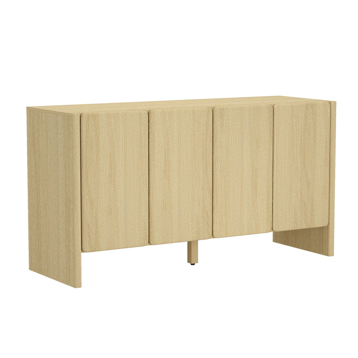 Linda Sideboard with adjustable shelves and soft-close doors in light brown by HouseOfZazla on Tampa Home & Garden Store