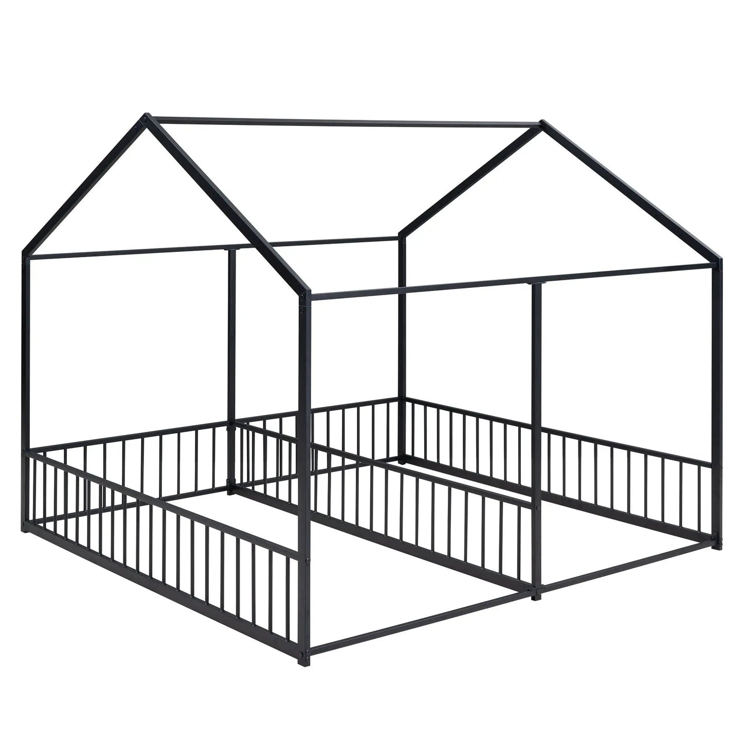 House Platform Beds For Two With Guardrails