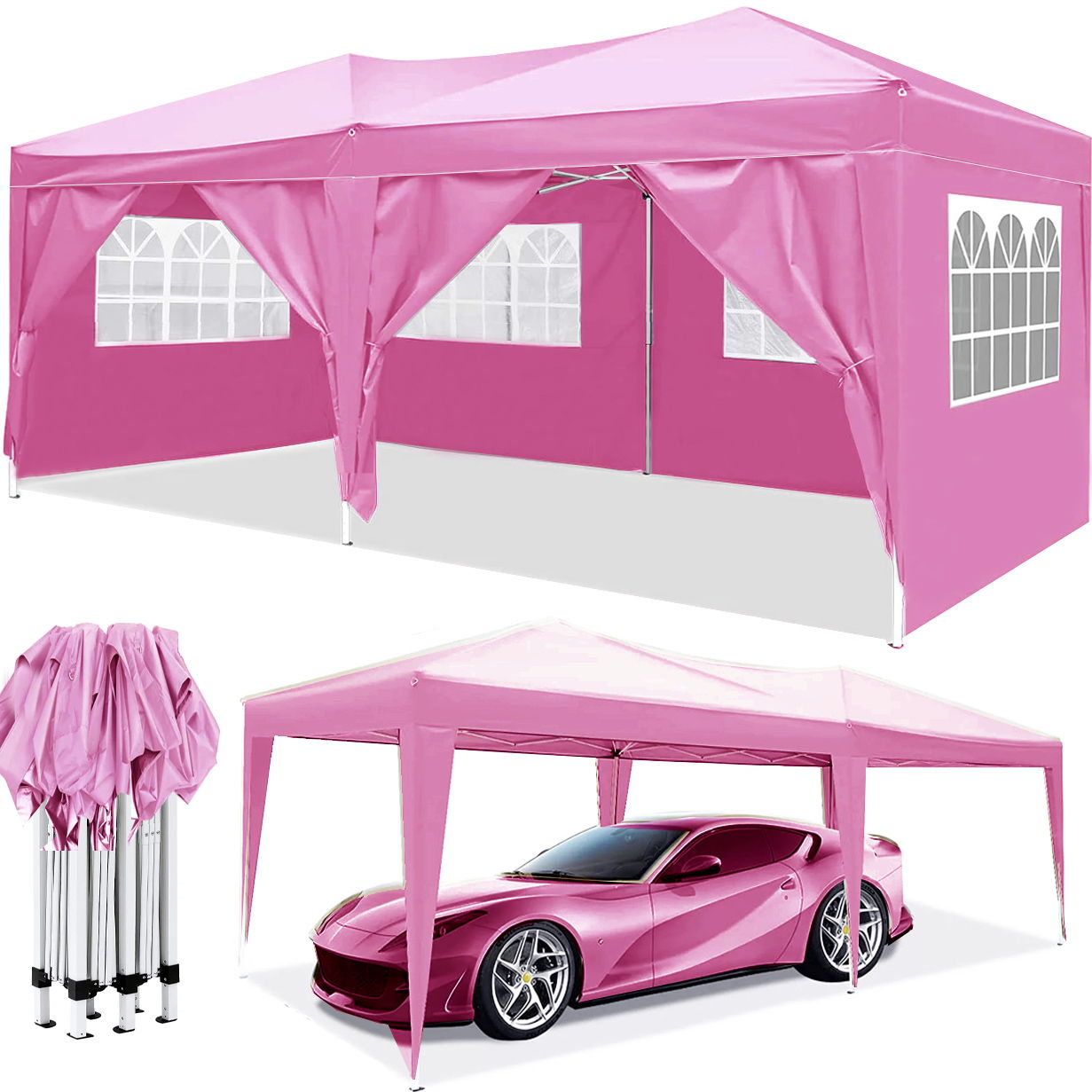 10x20 Ez Pop Up Canopy for Outdoor Parties