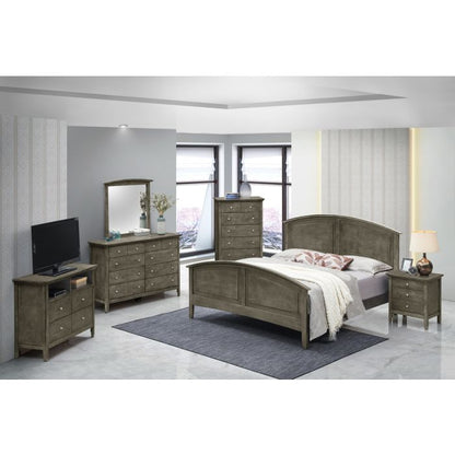 Modern Farmhouse Arch Bed With Real Veneers