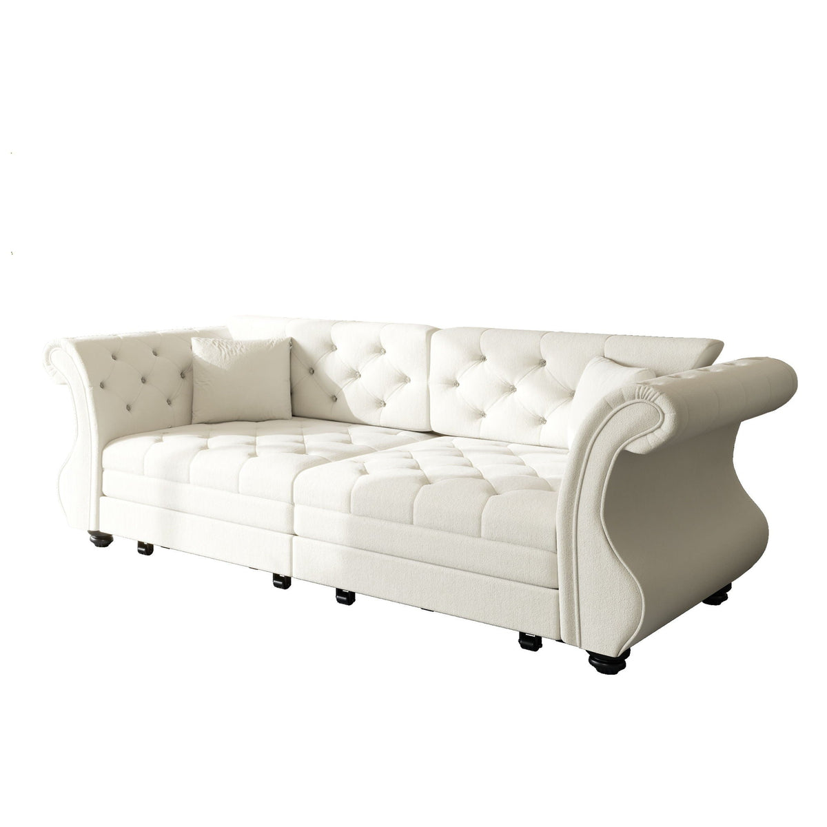Oversized Chesterfield Sofa and a Pull Out Bed