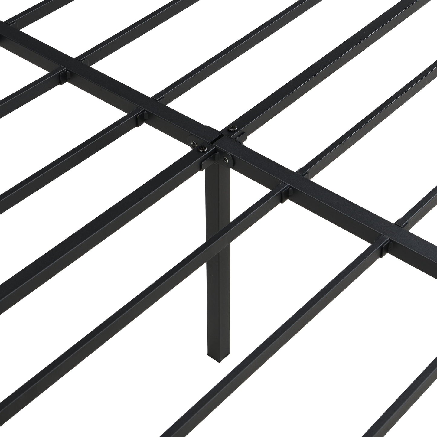 Heavy Queen Bed Frame With Steel and Quiet Slats