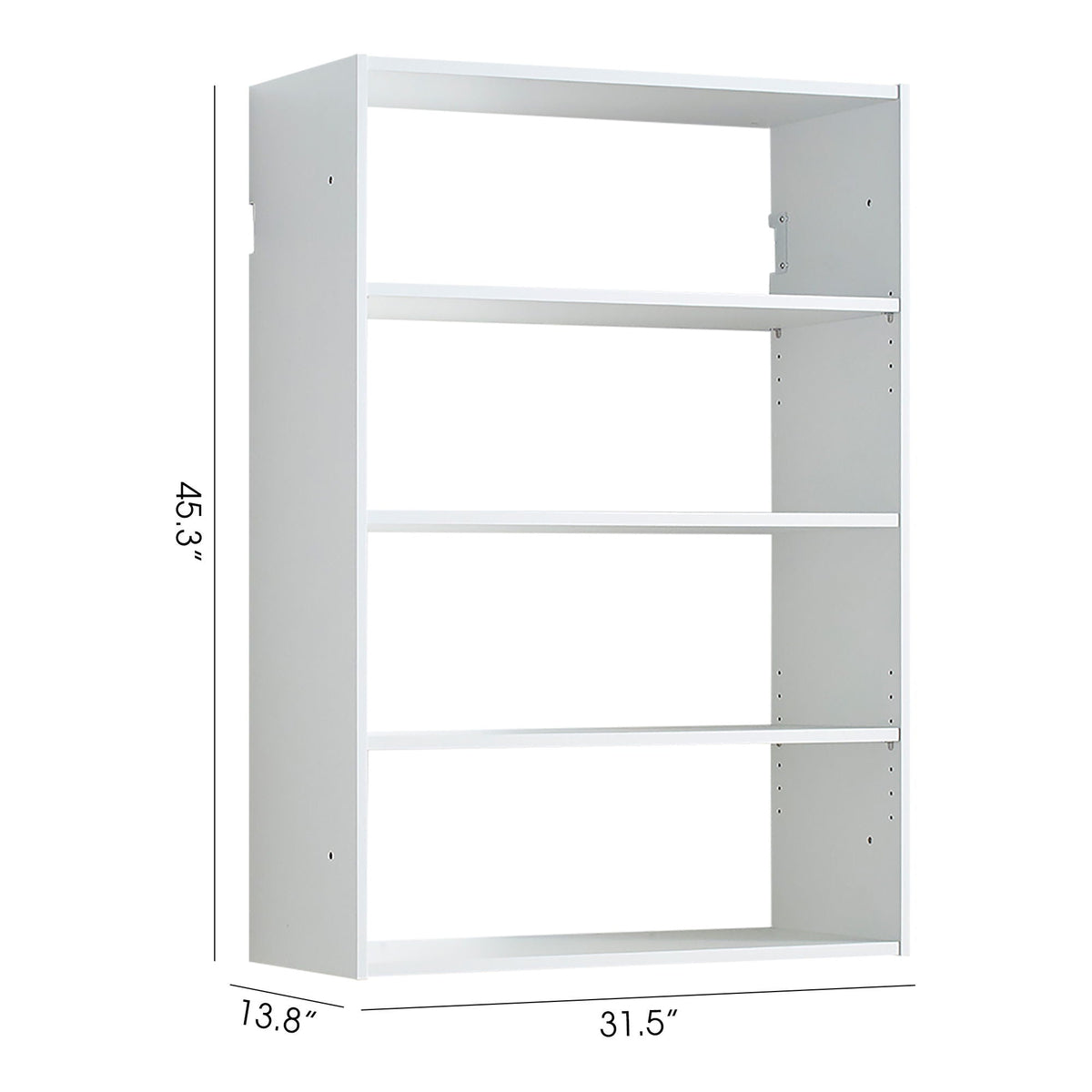 Wall Mounted Wood Closet System with Modular Design white finish triple wardrobe HouseOfZazla on Tampa Home & Garden Store