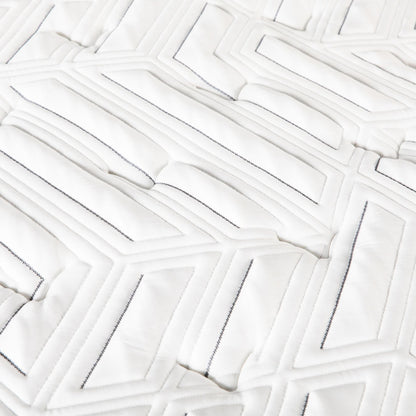 Venus Williams Legend 12in foam mattress white cover with black stitching HouseOfZazla on Tampa Home & Garden Store