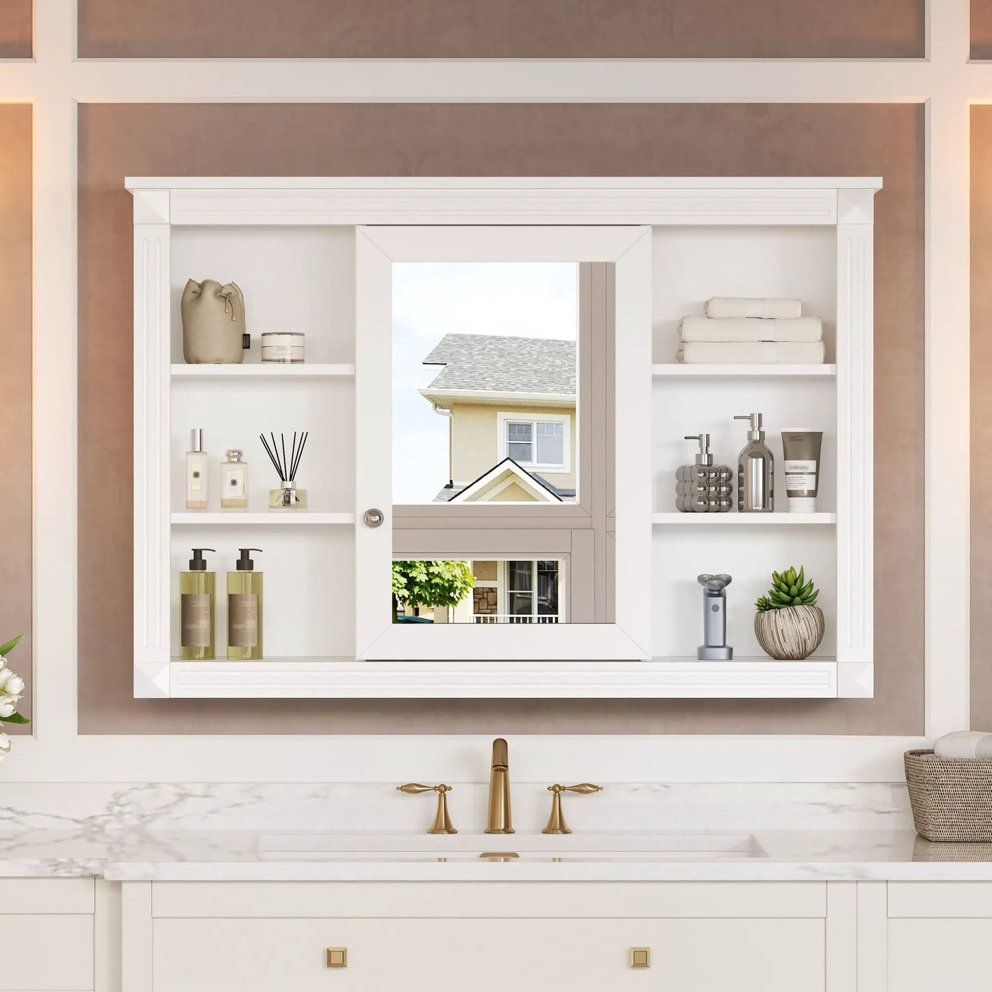 Wall Mounted Medicine Cabinet With Mirror