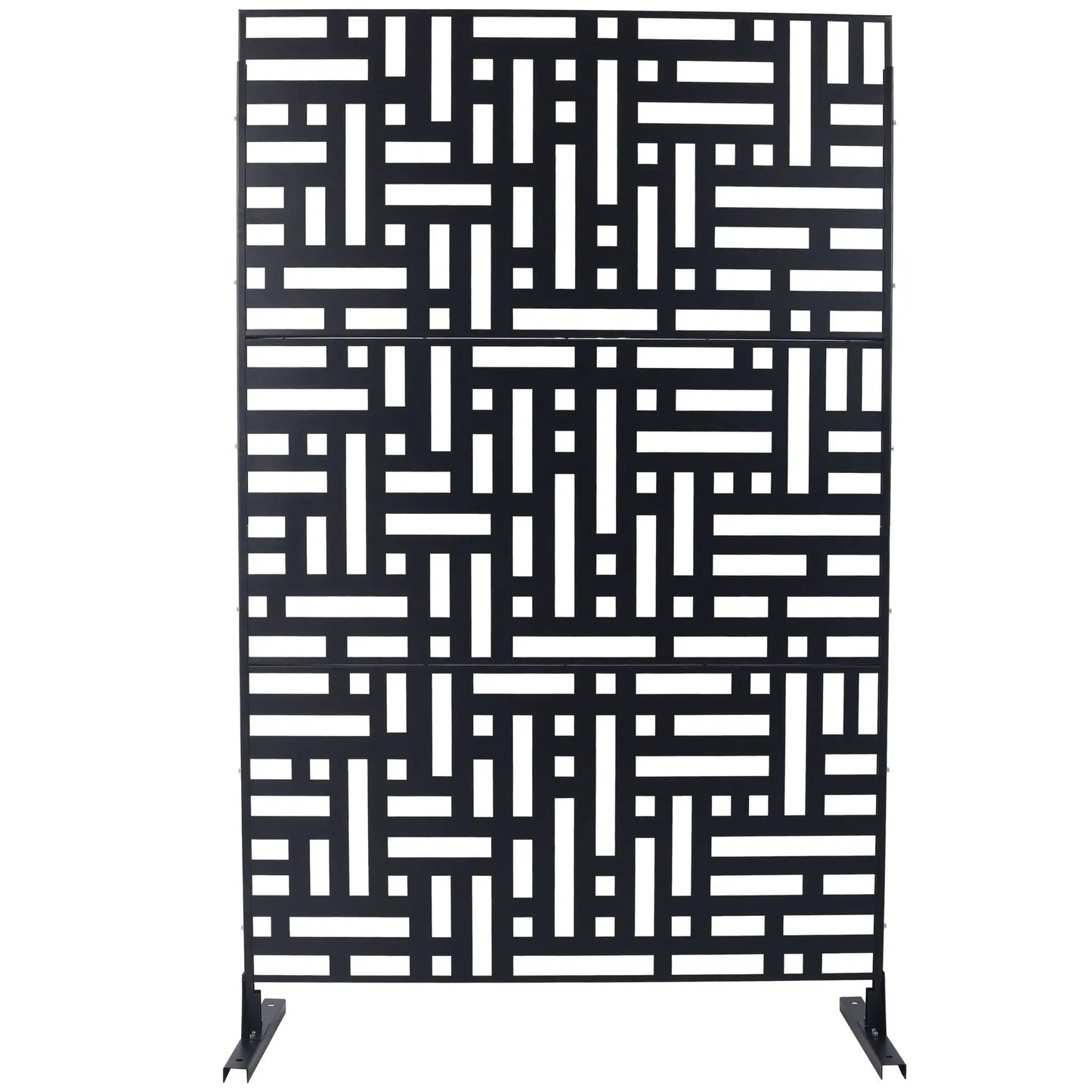 Decorative Freestanding Metal Privacy Screen